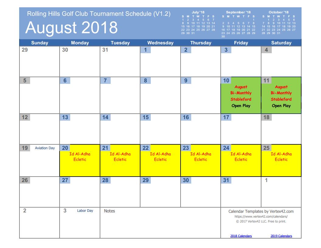 August 2018