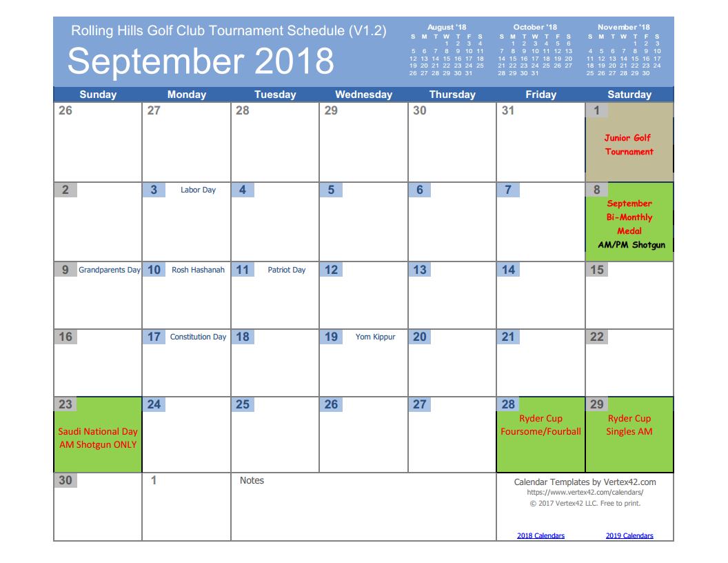 2018 September