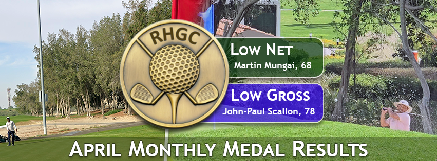 April Monthly Medal Banner